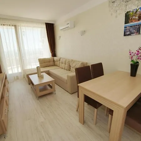 Stylish Apartment In Harmony Grand Resort Sunny Beach With Pool & Balcony
