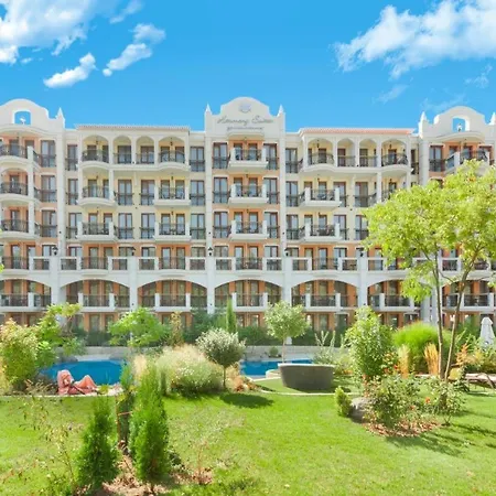 Stylish Apartment In Harmony Grand Resort Sunny Beach With Pool & Balcony Appart hôtel